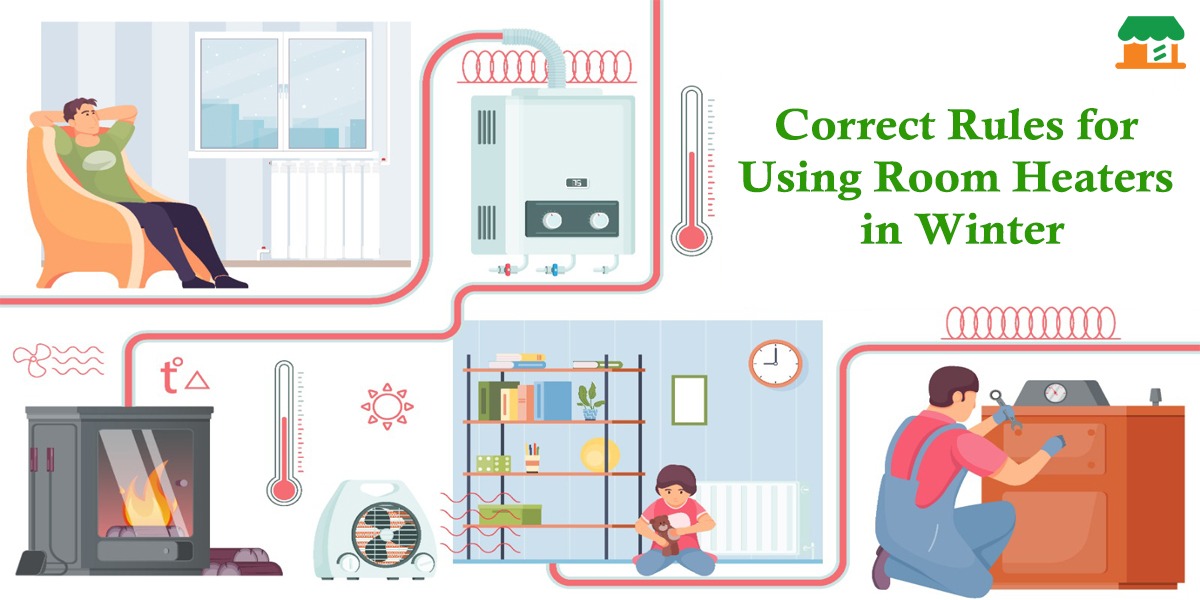 Cold Using Heater Correct Rules for Using Room Heaters in Winter | BDStall