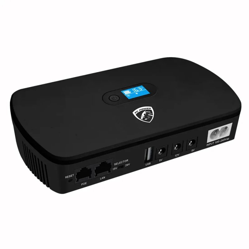 PC Power PCMU1018LCD 13200mAh Mini UPS for Router