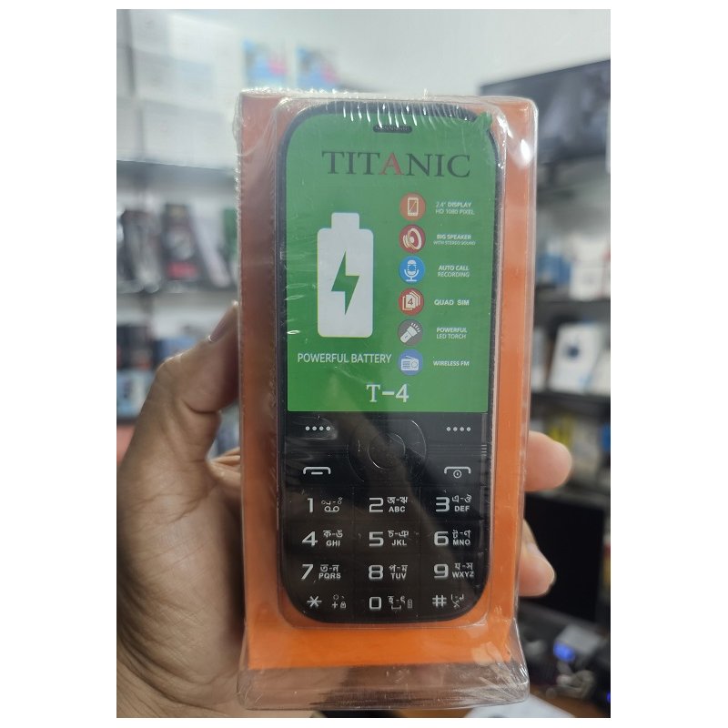 Titanic T4 Four SIM Button Phone