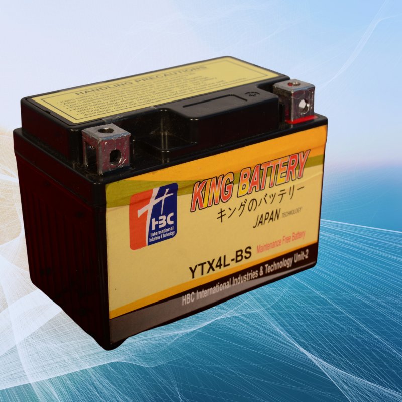 HBC YTX4L-BS Maintenance-Free Motorcycle Battery
