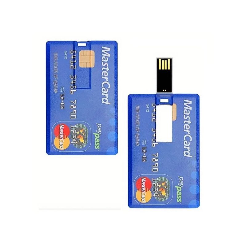 Master Credit Card 128GB Slim Flash Drive Memory