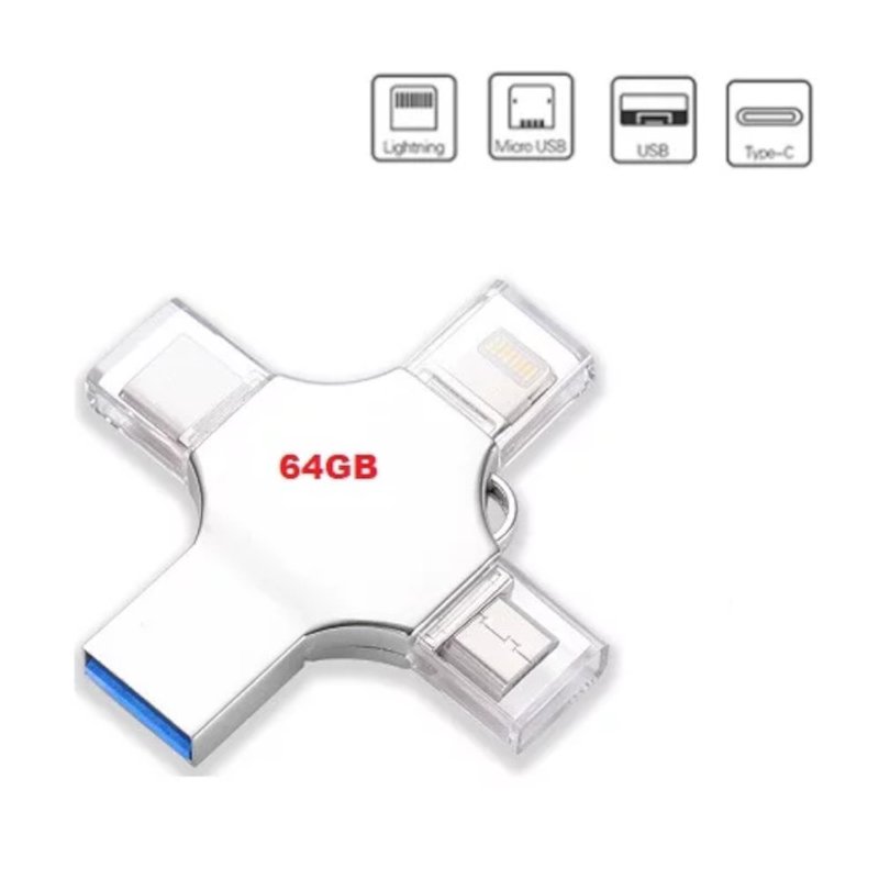 4-1 Flash 64GB OTG Pen Drive