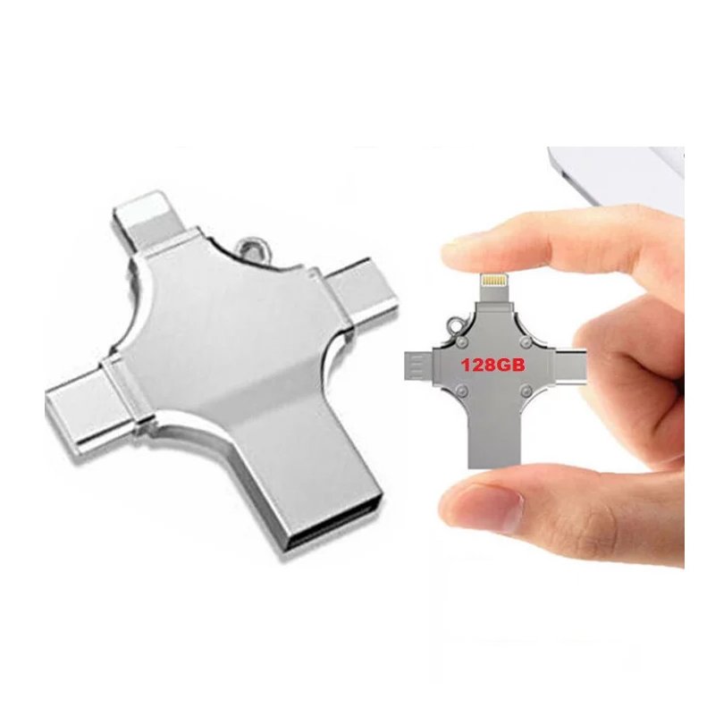 4-1 Flash 128GB OTG Pen Drive