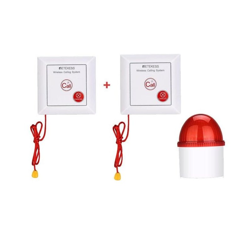 Verbex VT-TH104 Wireless Alarm Strobe Siren for Elderly Patient