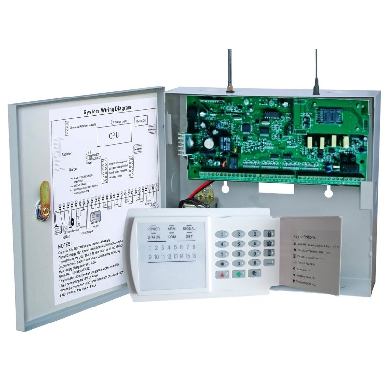 Verbex VT-GSM-V3 GSM/PSTN Dual-Network Burglar Alarm System