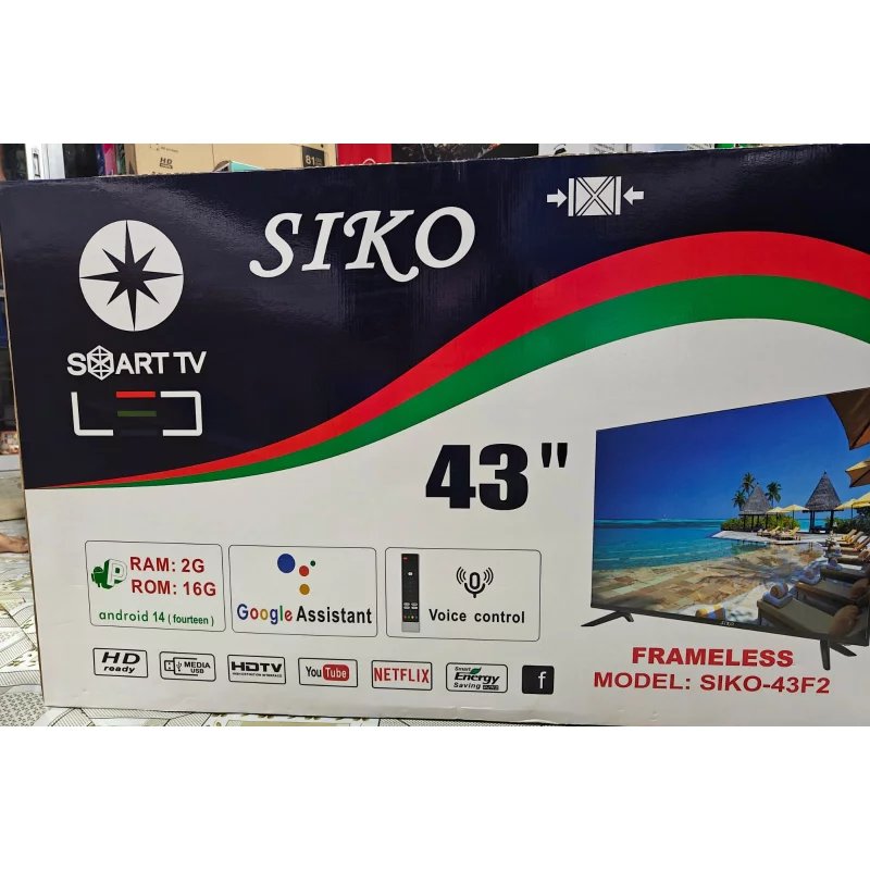Siko-43F2 43" Voice Control Frameless Smart TV