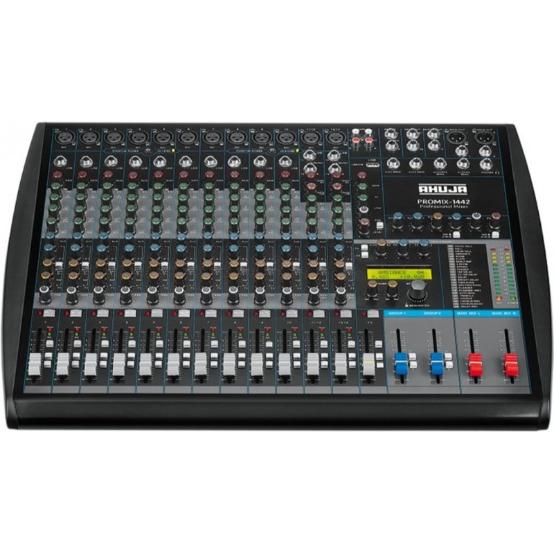 Ahuja PROMIX-1442 48V 2-Channel Phantom Supply Compact Mixer
