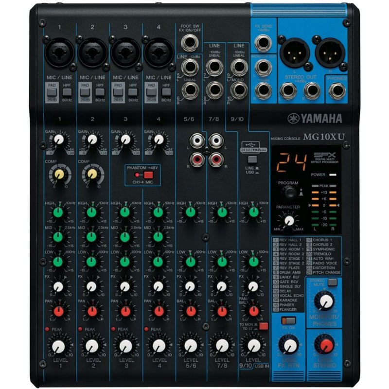 Yamaha MG10XU 10-CH Mixing Console with Effects & USB