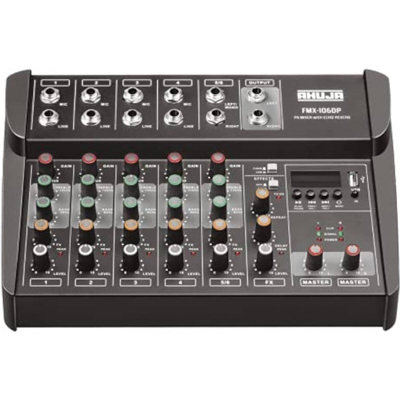 Ahuja FMX-106DP Professional PA Audio Mixing Console