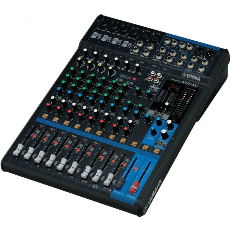 Yamaha MG12XU 12-CH Mixer Console with USB & Effect