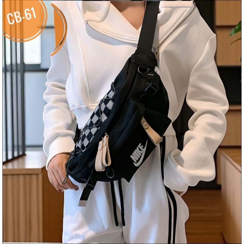 NIKE Luxurious Professional Side-By-Side Cross Body Bag