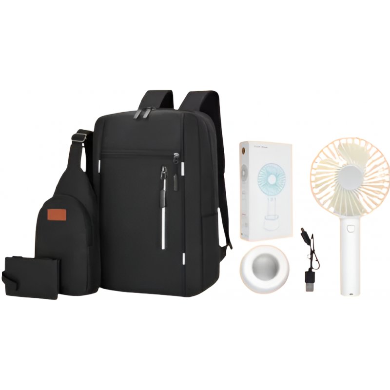 Exclusive 3-in-1 Bag Set with Free Mini Fan