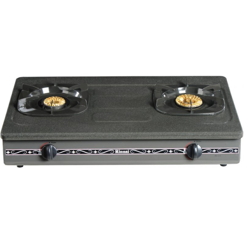Rinnai RV-375 G Table Top SS and Non Stick Cooker Gas Burner