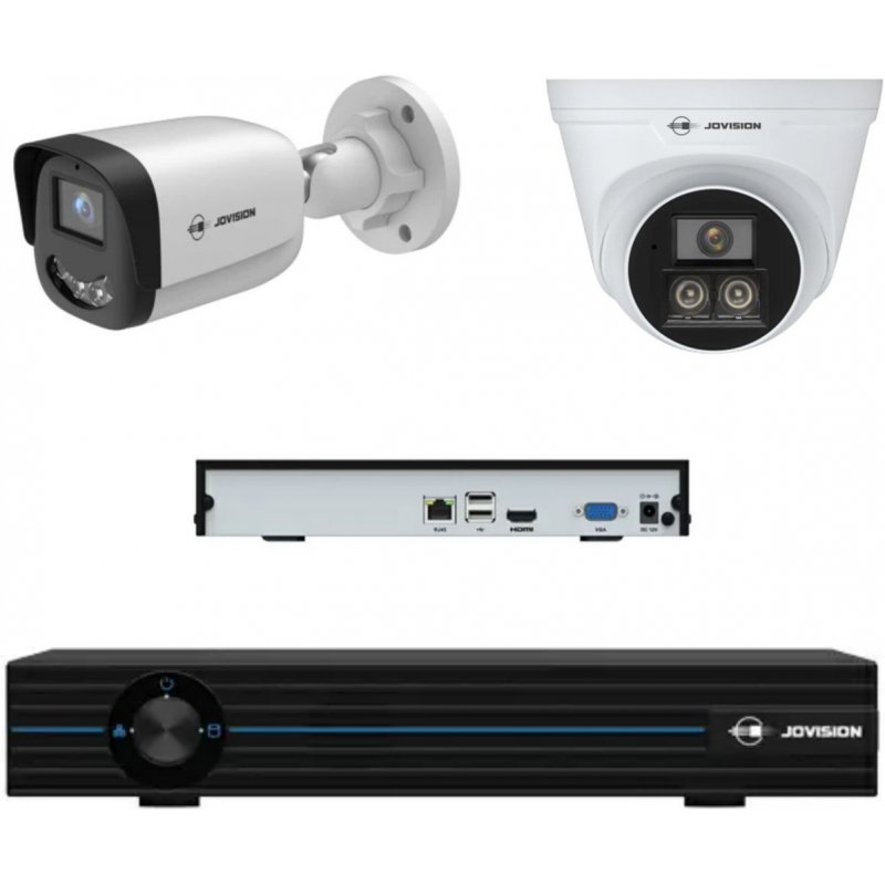 Jovision 3MP Day Night Full Color & Audio IP Camera Package