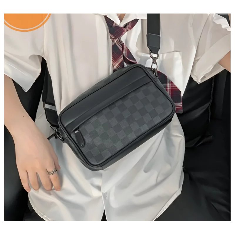 Professional Waterproof Leather Trendy Side Bag