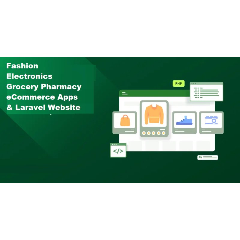 5-In-1 ECommerce Apps & Laravel Website