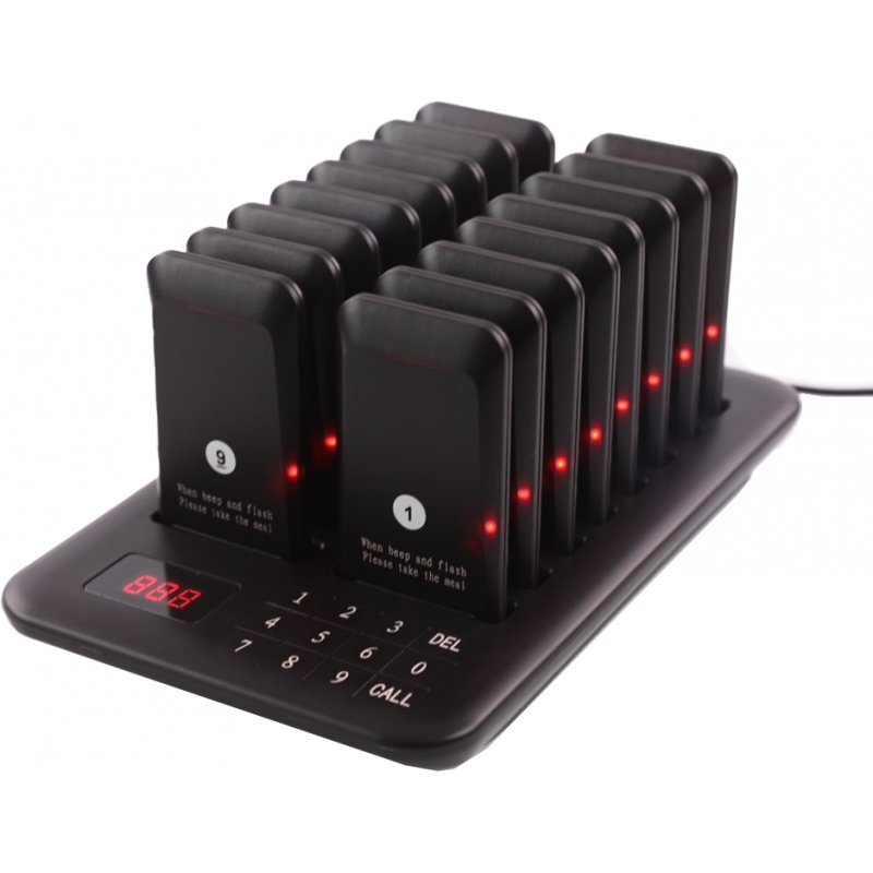 Verbex VT-6911 Touch Keypad Portable Waiter Paging System