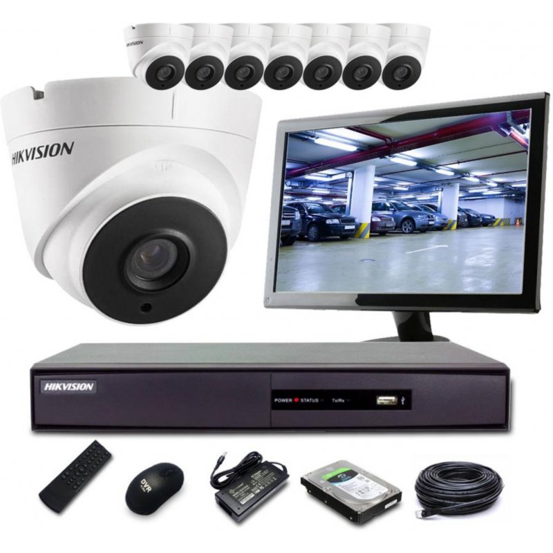 Dahua 4 Camera CCTV Package with Monitor