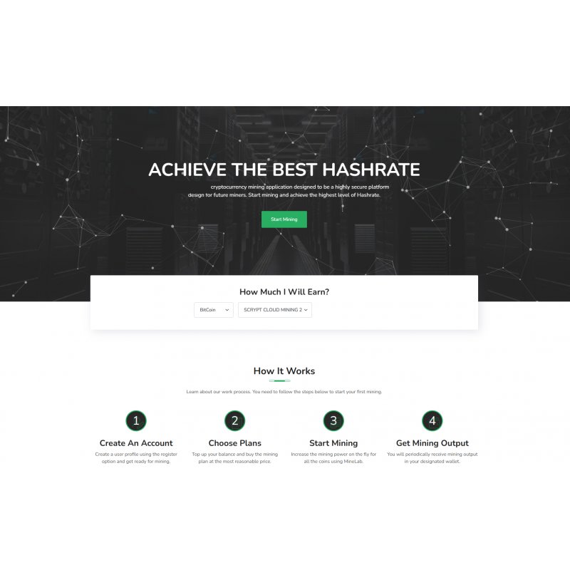 Crypto Mining Website
