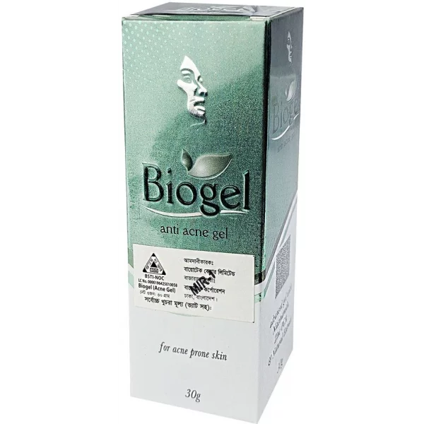 Biogel Anti Acne Gel 30gm Price in Bangladesh | BDStall