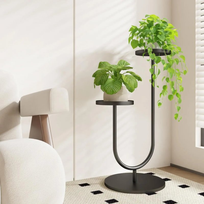 2-Layer Plant Stand for Indoor & Outdoor Gardening