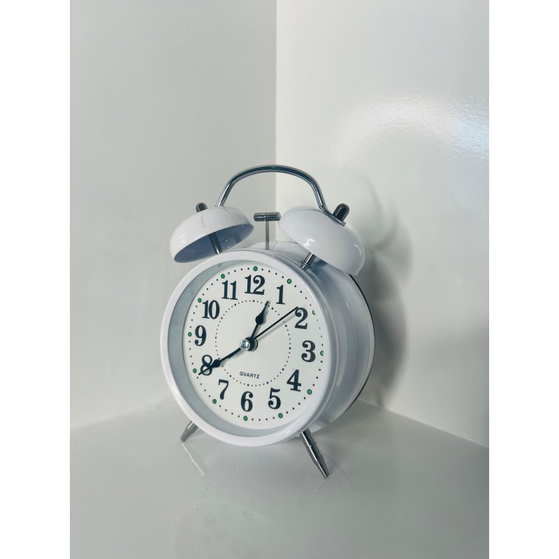 Twin Clock Silent Loud Alarm Clock