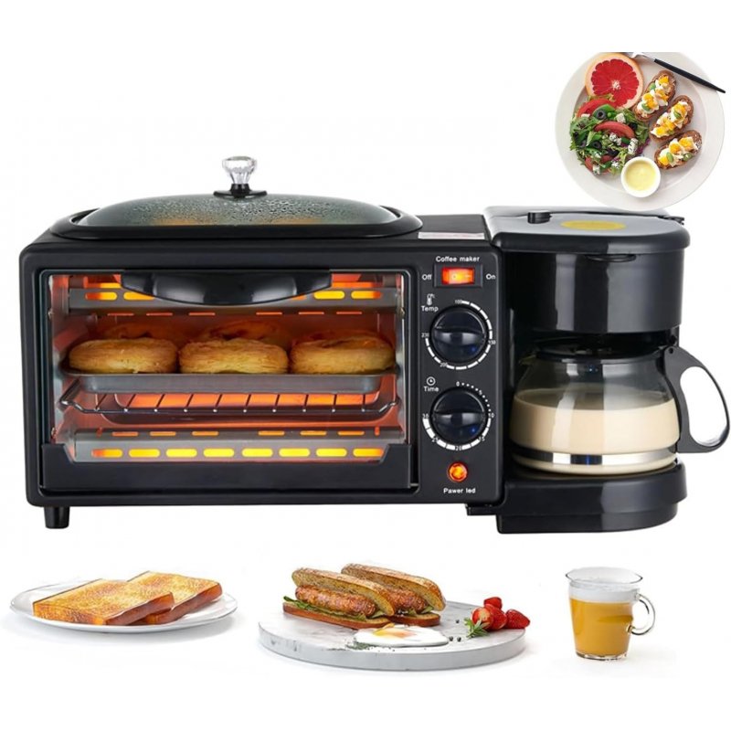 3-in-1 Breakfast Maker Machine 3-in-1 Breakfast Maker Machine
