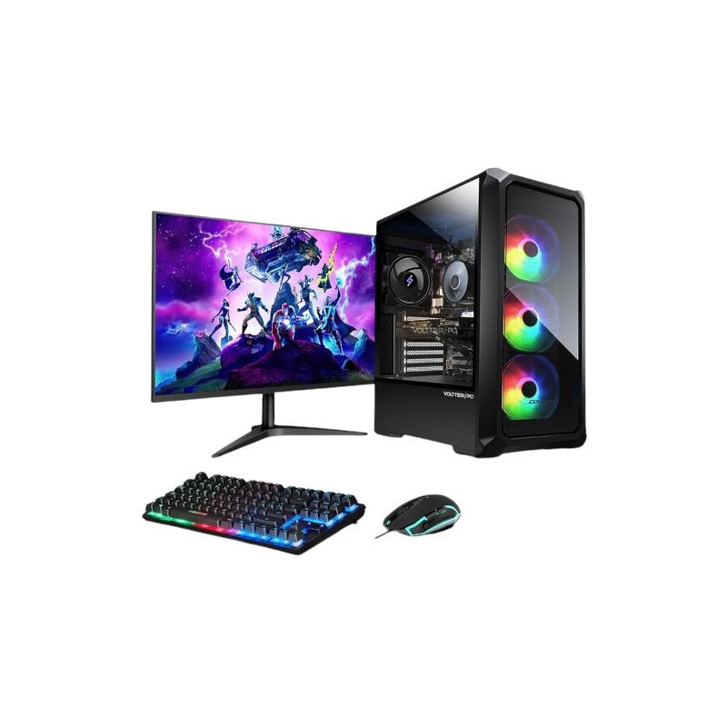 Desktop PC Core i3 7th Gen 8GB RAM 256GB SSD 19" LED Monitor