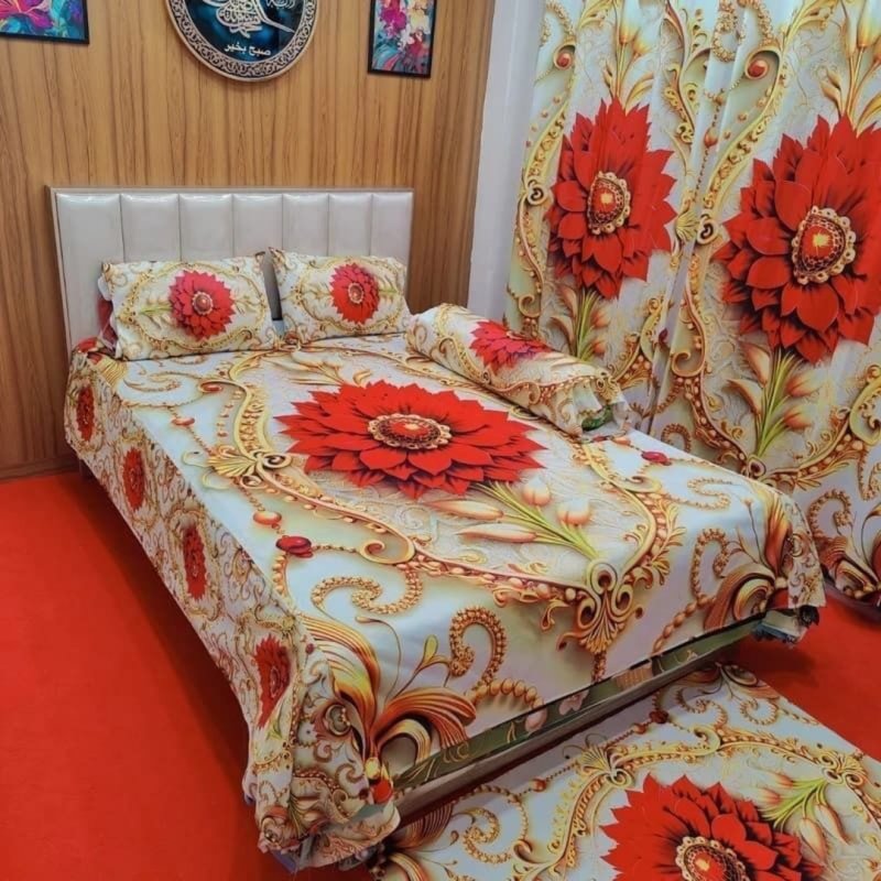 China 3D Design Waterproof Bed Sheet
