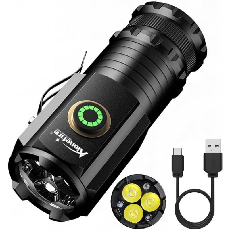 Mini Magnet Canon LED Flashlight / Torch for Outdoor