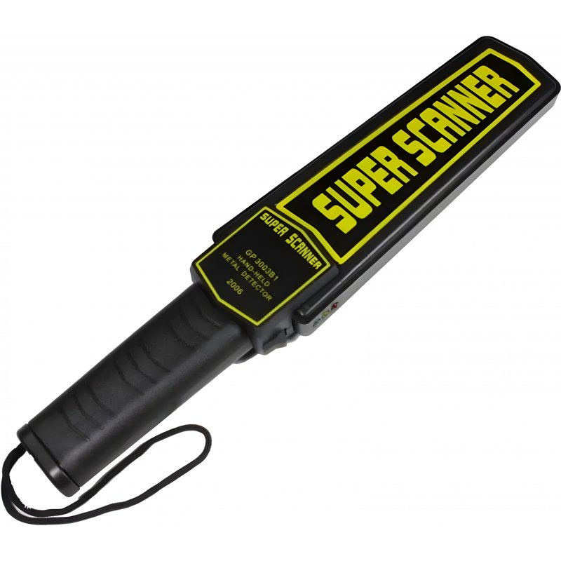 Super Scanner Hand-Held Metal Detector