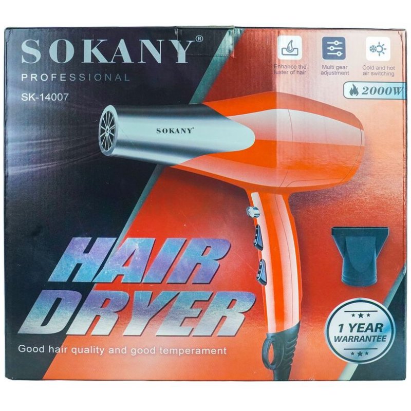 Sokany SK-14007 Professional Hair Dryer