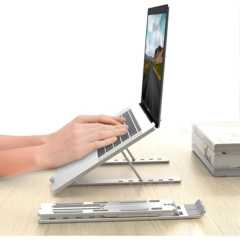 Foldable Aluminum Alloy Laptop Stand Foldable Aluminum Alloy Laptop Stand