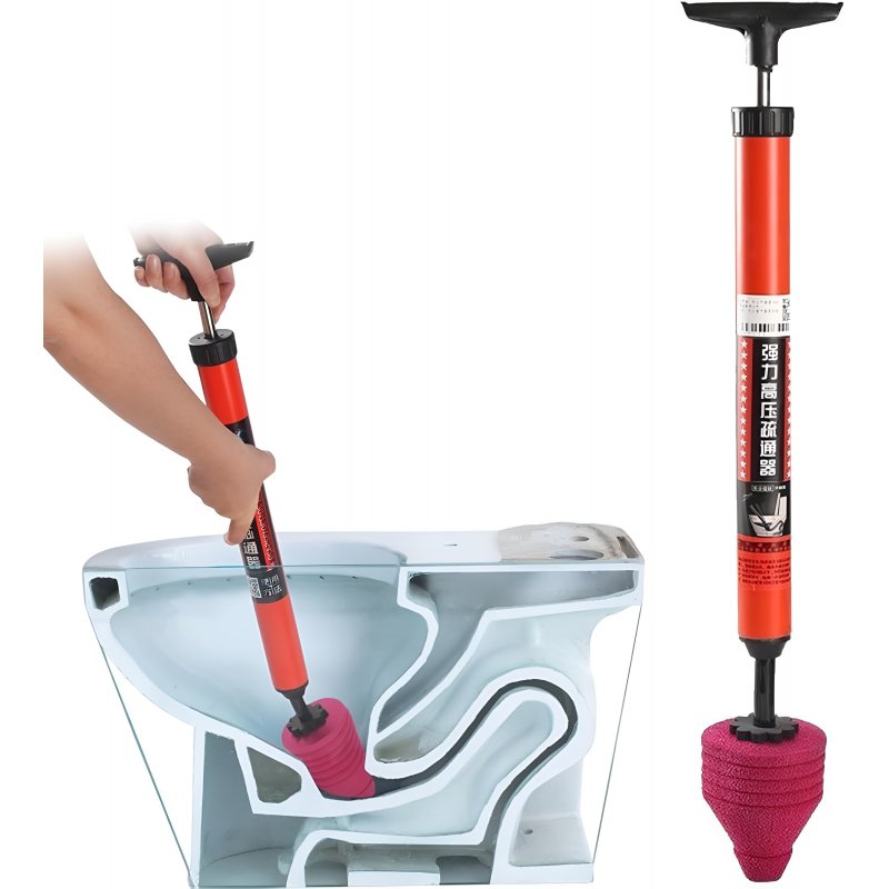 HNB-573 Toilet Plunger Clog Remover HNB-573 Toilet Plunger Clog Remover