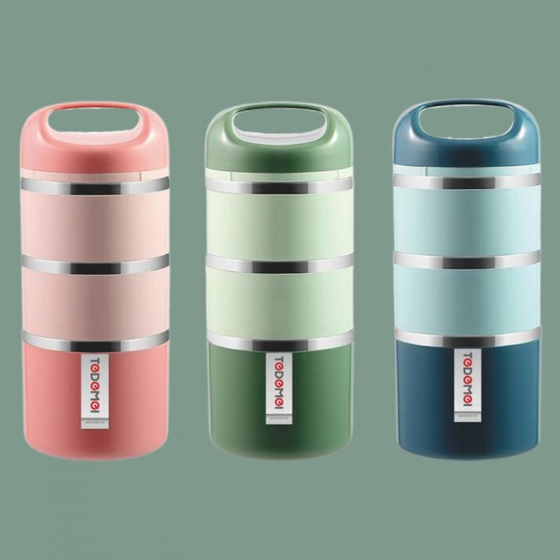 Tedemei 3.5 Layers 1.43L Stainless Steel Lunch Box Tedemei 3.5 Layers 1.43L Stainless Steel Lunch Box