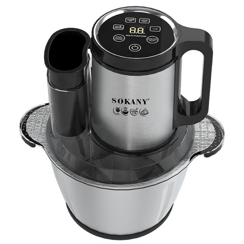 Sokany SK-06019 6-in-1 Stainless Steel Wonder Chopper Sokany SK-06019 6-in-1 Stainless Steel Wonder Chopper