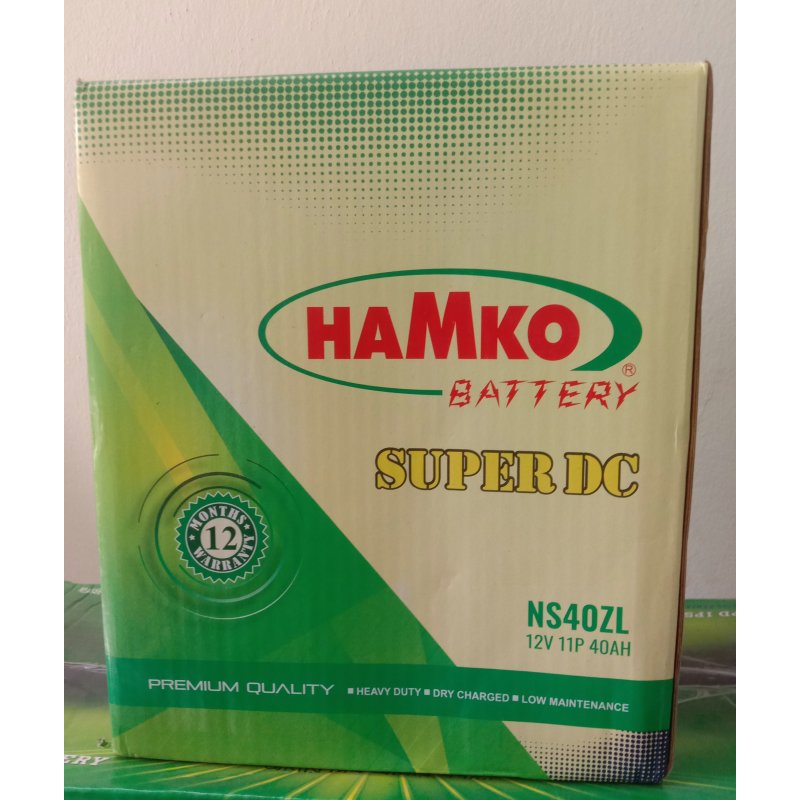 HAMKO Super DC NS40ZL 40AH Battery HAMKO Super DC NS40ZL 40AH Battery