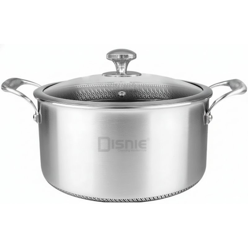 Disnie 30cm SUS-316 Honeycomb Casserole with Lid Disnie 30cm SUS-316 Honeycomb Casserole with Lid