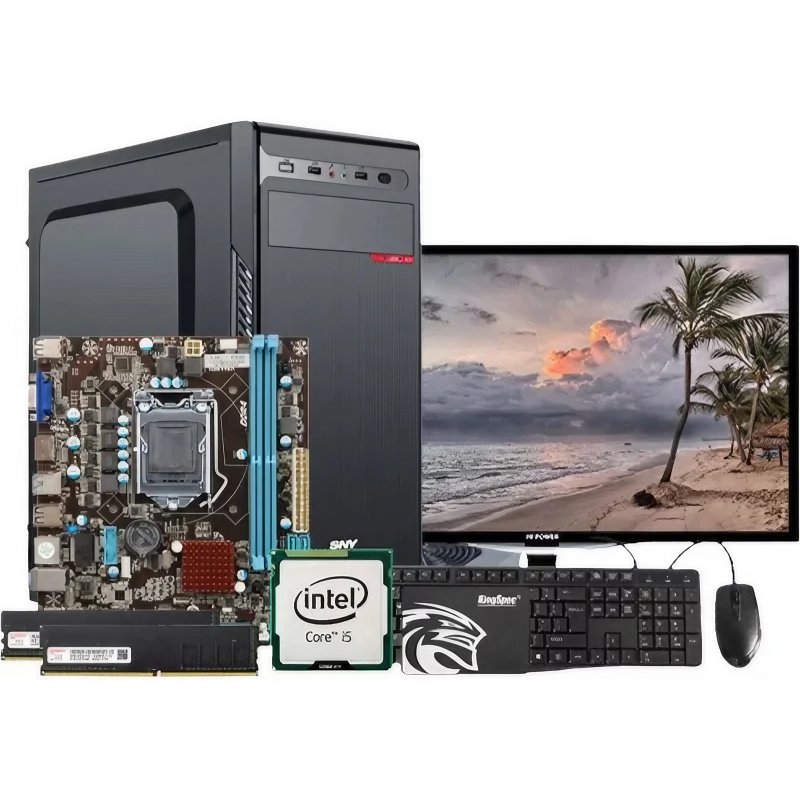 Desktop PC Core i5 19-inch HD / 128GB SSD