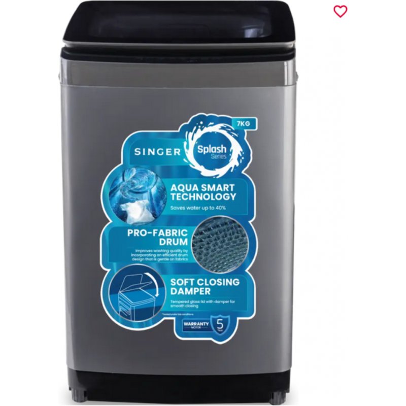 Singer 7Kg Fully Automatic Top-Load Washing Machine