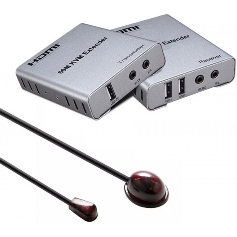 HDMI 60M KVM Extender Transmitter & Receiver