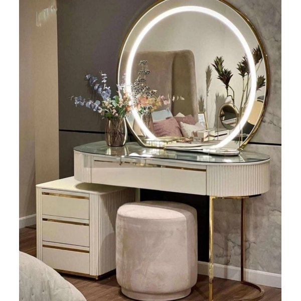 dressing table design bangladesh Luxurious Vanity JFDR69 Segun wood Color:Russet Brown adjustable strap dress girls Vivika Black dress with