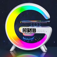 G63 RGB Light Bluetooth Speaker with LED Alarm Clock
