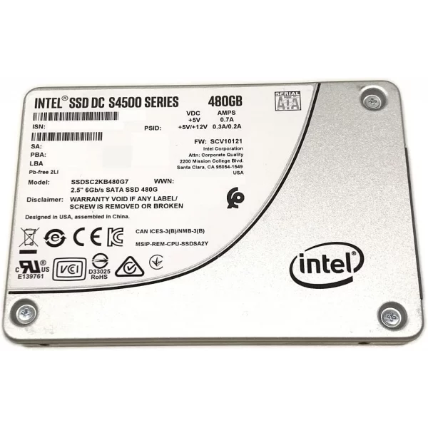 Intel DC S4500 Series 480GB SSD Price in Bangladesh | BDStall