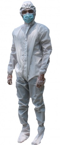 Taffeta Fabric 210 PPE with Shoe Cover and PPE Bag