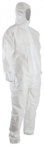 Non-Woven 65 GSM SGS Certified Coverall PPE
