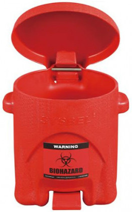 Sysbel Biohazard 53L Medical Waste Disposal Container