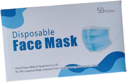 Disposable 3 Ply Elastic Ear Loop Surgical Mask