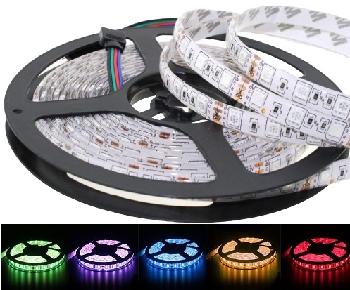 RGB Color LED Strip Light with Remote Control
