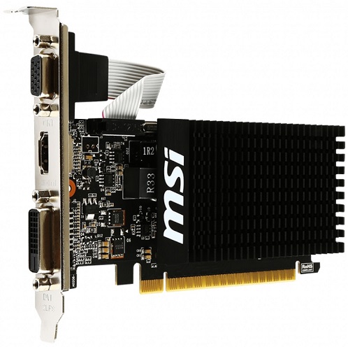 MSI GT 710 2GD3H LP 2GB DDR3 64-bit Video Card